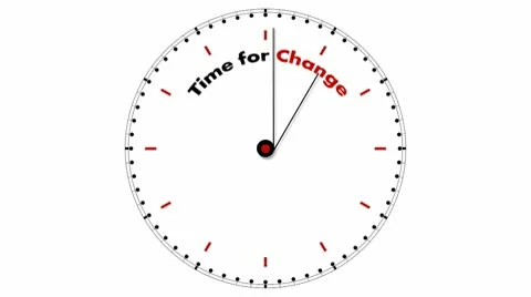 Clock: Time for Change Stock Footage 10559149
