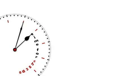 Clock: Time for Change Stock Footage 10559286