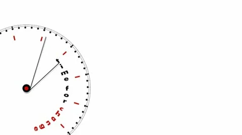 Clock: Time for Change Stock Footage 10559362