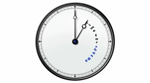 Clock: Time for Change Stock Footage 10569032