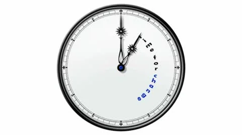 Clock: Time for Change Stock Footage 10572914