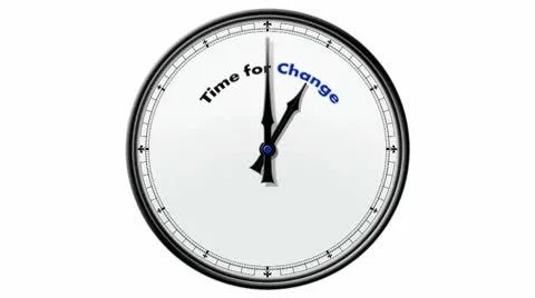 Clock: Time for Change Stock Footage 10688617