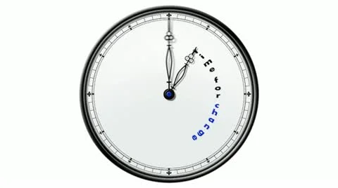 Clock: Time for Change Stock Footage 21980637