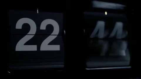 Clock time fast flip. Stock Footage 82794709