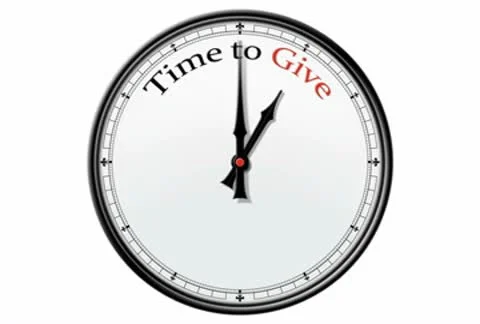 Clock: Time to Give Stock Footage 10568485