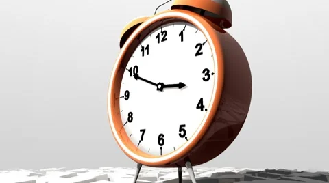 Clock - Time (HD) Video stock 8658087