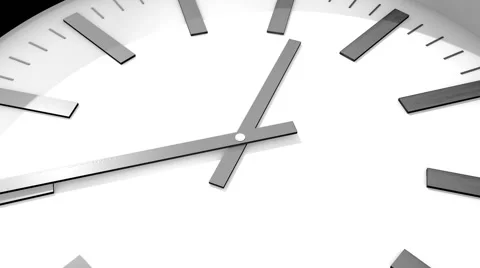 Clock time lapse - 3 D camera moving Stock Footage 61208972