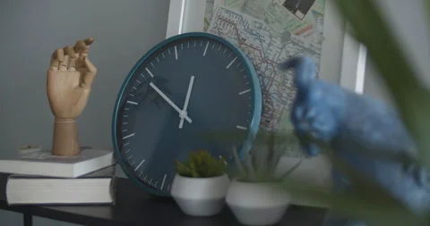Clock Time lapse in a 3D animation Stock Footage 251623271