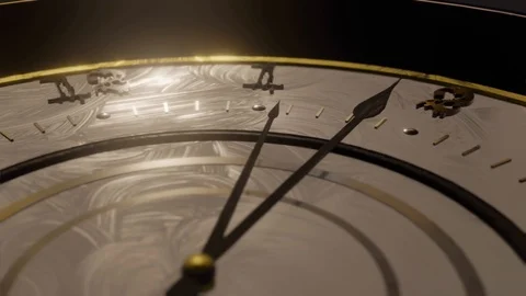 Clock time-lapse - close up shot of clock moving from 12 to 2 o'clock 스톡 동영상 101945109