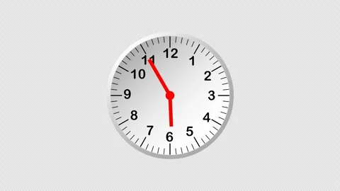 Clock Time Lapse counting down on transparent background. Video 4K footage. Stock Footage 311755084
