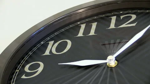 Clock In Time-Lapse Loop Stock Footage 46803919