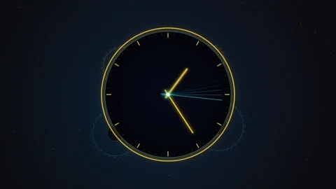 Clock time lapse motion graphic Stock-Footage 347847591