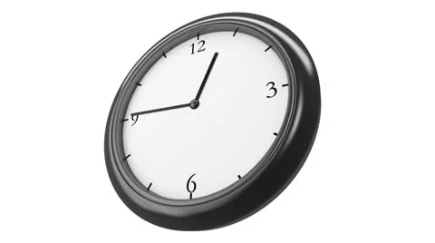 Clock Time Lapse in perspective HD, loop. Stock-Footage 10042134