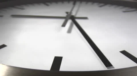 Clock time lapse - time ticking - Uhr Zeitraffer Stock Footage