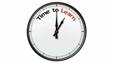 Clock: Time to Learn Stock Footage 10566302