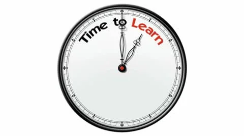 Clock: Time to Learn Stock Footage 10571925