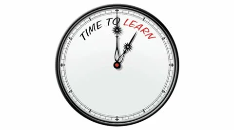 Clock: Time to Learn Stock Footage 10572904