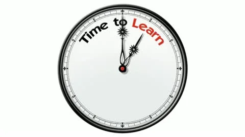 Clock: Time to Learn Stock Footage 21979637