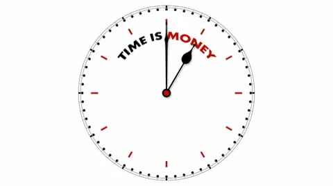 Clock: Time is Money Stock Footage 10534583