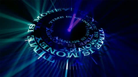 Clock: Time is Money Stock Footage 10559183
