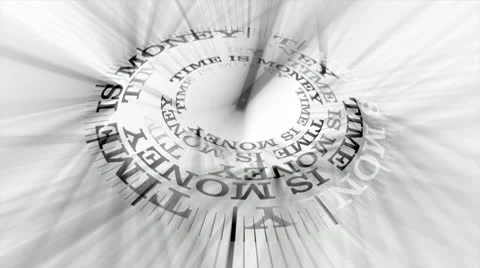 Clock: Time is Money Stock Footage 10559214
