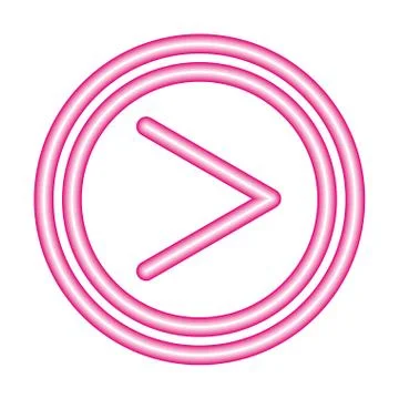 Clock time neon white background 스톡 일러스트