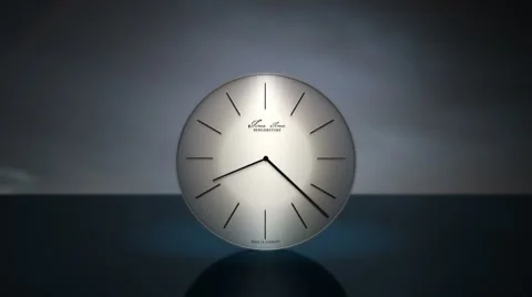 Clock. Time is running. Video stock 1044142