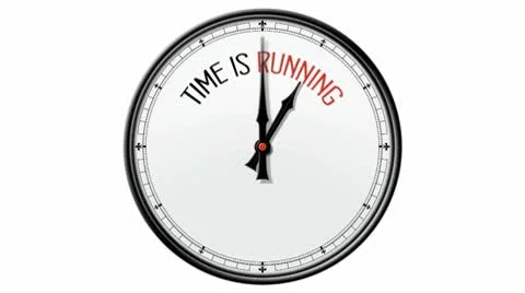 Clock: Time is running Stock Footage 10566264