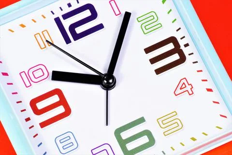 The clock is a time symbol. Stock Photos