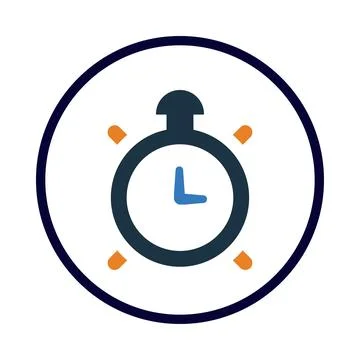 Clock, time, watch, stop watch icon Stock Illustration