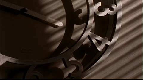 Clock timelapse 3d CU 3;00 - 5;00 Video stock 145900140