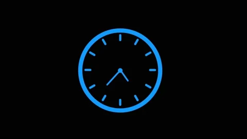 Clock Timelapse on 4k video. clock on 12 hour. Vídeo Stock 140079414