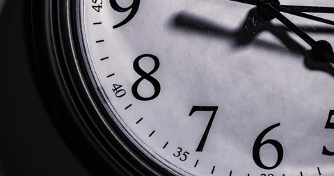 Clock Timelapse Stock Footage 100041592