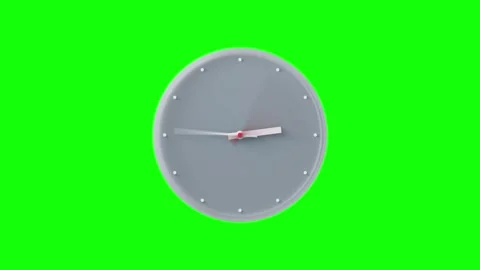 Clock Timelapse Greenscreen Alpha Loop 스톡 동영상 289068775
