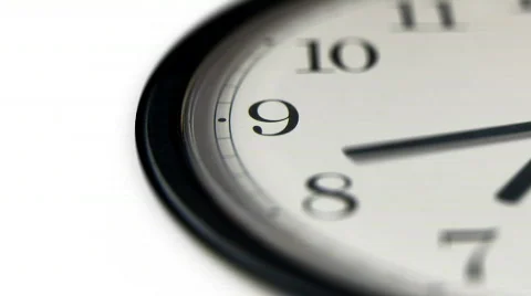 Clock Timelapse with Shallow Depth of Field Video stock 850447