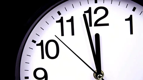 Clock Timelapse, Time Running Out Stock Footage 288856748