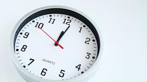 Clock, Timelapse Wall Clock, 5 Minutes timelapse Video stock 61836412