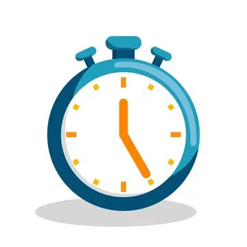 Clock Timer graphic design. Stock Illustration