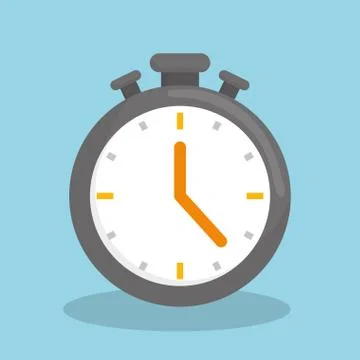 Clock Timer graphic Illustrazione stock