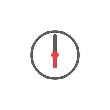 Clock Timer Icon Vector Template イラスト素材
