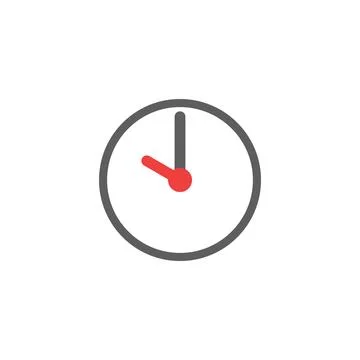 Clock Timer Icon Vector Template イラスト素材