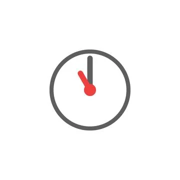 Clock Timer Icon Vector Template イラスト素材