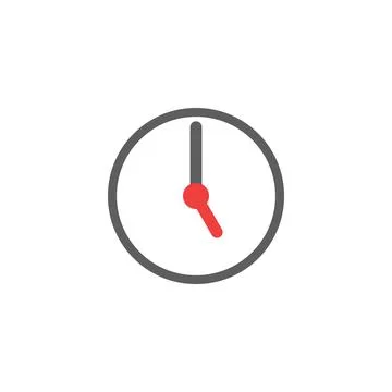 Clock Timer Icon Vector Template イラスト素材