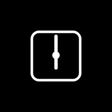 Clock Timer Icon Vector Template 스톡 일러스트