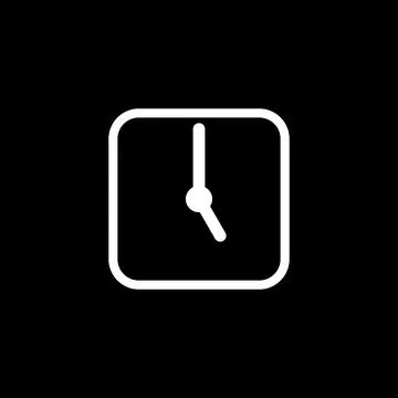 Clock Timer Icon Vector Template Stockillustratie
