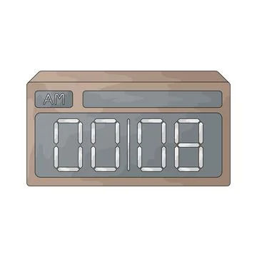 Clock timer illustration Stockillustratie
