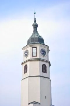 Clock tower in the Belgrade Stock Photos