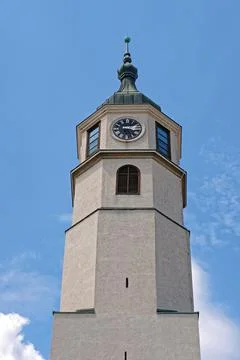 Clock tower Belgrade Stock Photos
