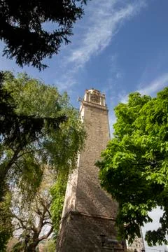 Clock Tower in Bitola. Stock Photos
