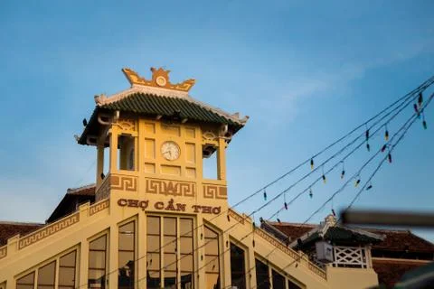 Clock tower Can Tho Stock Photos